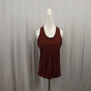 Athleta Womens Momentum Tank Top XL X-Large Cinnamon Racerback
